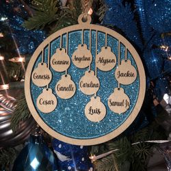 Custom Engraved Christmas Ornaments 