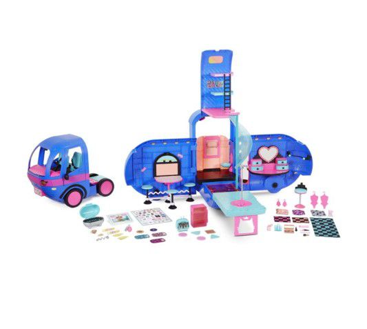 LOL Surprise OMG 4-in-1 Glamper Fashion Doll Camper Toy With 55+ Surprises for Girls

