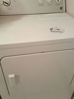 Kenmore washer and dryer