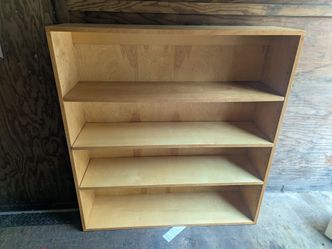 Wood bookcase