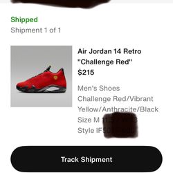 Air Jordan 14 Retro Ferrari 2025 Red BRAND NEW w/receipt sizes 10 & 13