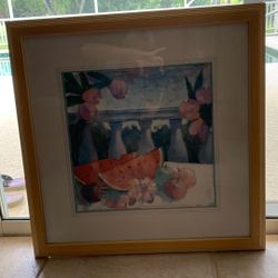 Cool Summer Print Framed By Decorative Arts Inc