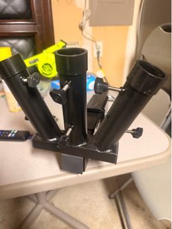 3 flag pole trailer hitch