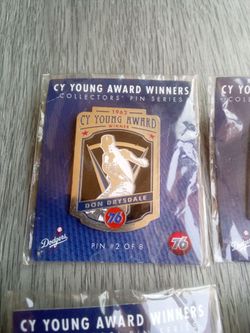 Don Drysdale 1962 Cy Young Award Collectors Pin