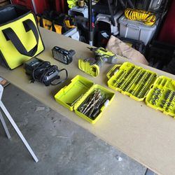 Ryobi Impact Driver & Bits