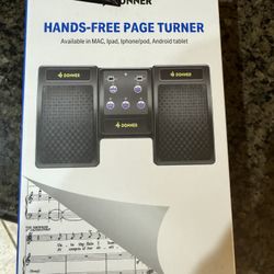 Hands Free Pedal Page Turner