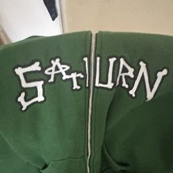 saturn los angeles green hoodie 
