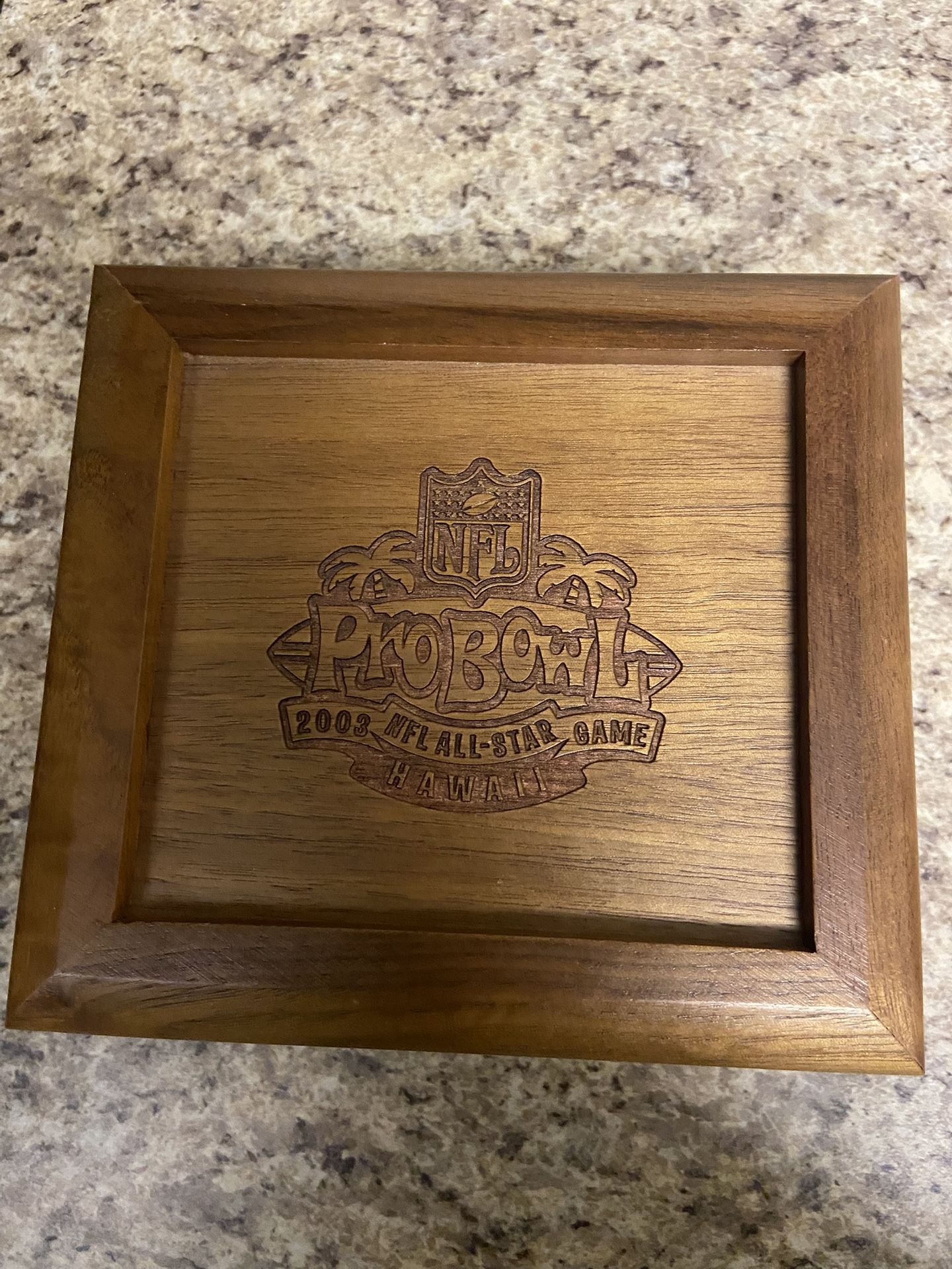 Pro Bowl Wooden Box