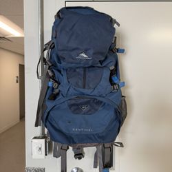HIGH SIERRA Sentinel 65 Frame Pack Backpack, Rain Cover (Excellent condition) PICK UP IN CORNELIUS
