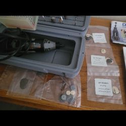 Dremel & Case & Lots Of New Accessories 