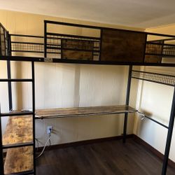 Bed With Desk Underneath