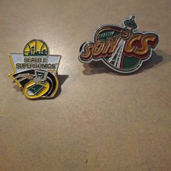 2 Supersonics Pins