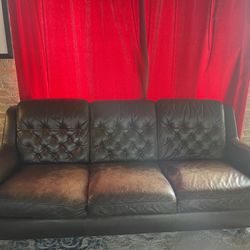 Natuzzi Edition Italian Leather Couch