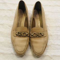Salvatore ferragamo espadrille flats