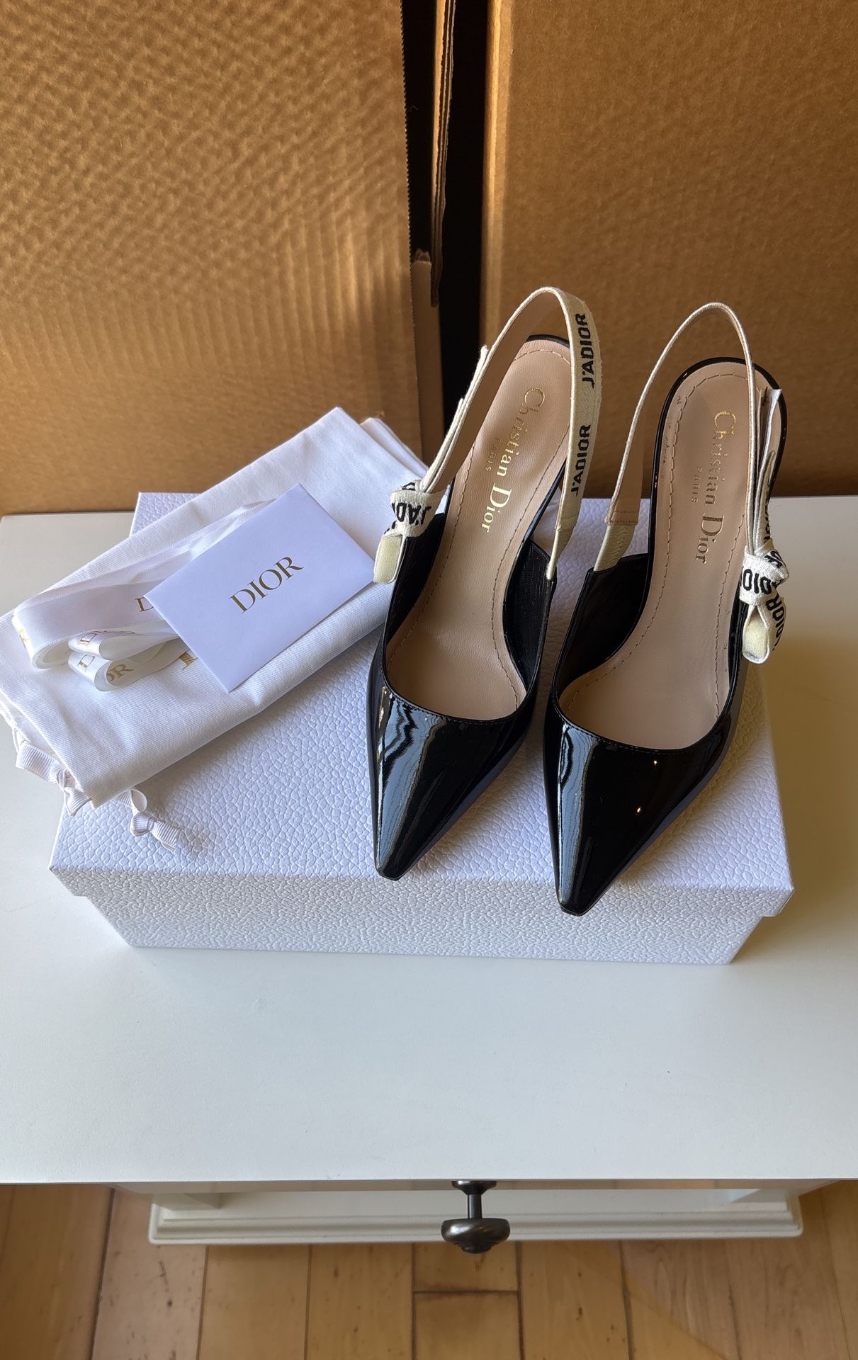 Christian Dior J’Dior Sling Back Heels