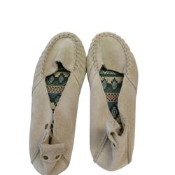 Bearpaw Leather Moccasins Size 7