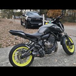 2018 Yamaha Mt07 