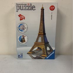 Ravensburger 3 D Eiffel Tour 216 Piece Jigsaw Puzzle For Kids & Adults
