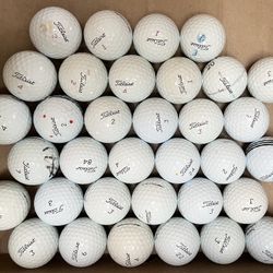34 Balls Titleist Mix Premium Golf Balls ProV1 ProV1X AVX 