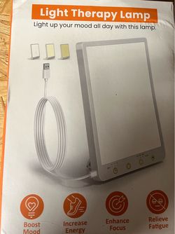 Light Therapy Lamp with USB Cable
