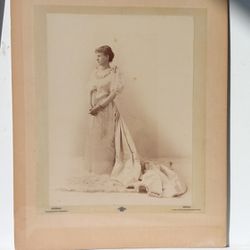 Antique Vintage Victorian Fashion Style Litho 19thc Print / Antique Photography/ Vintage Print/ Poster