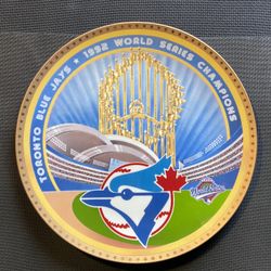 1992 Toronto Blue Jays World Series Plate 
