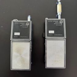Vintage Sears 6460 Dual Channel Walkie-Talkies