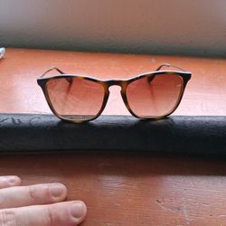 Ray-Ban RB4187 Chris Sunglasses 856/13 Rubber Havana 54-18