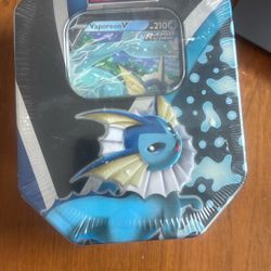 Pokémon Vaporeon tin 