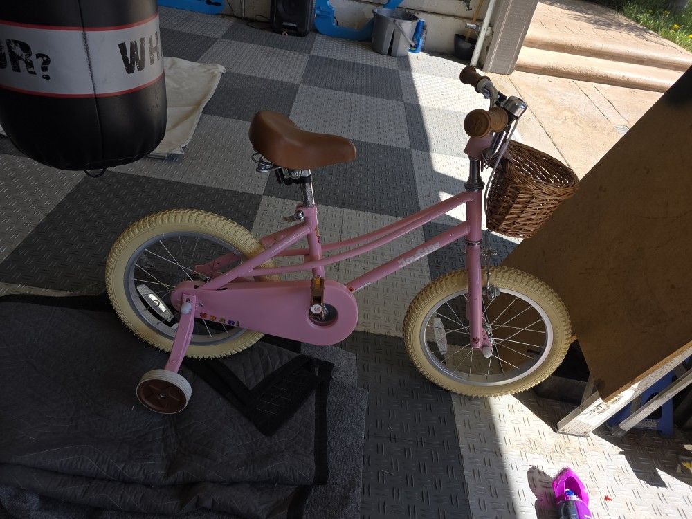 Kids Pink Bike 16"