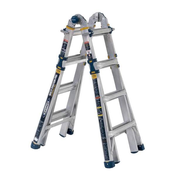 Werner Multi Purpose Ladder 18ft Maximum 375lbs Max