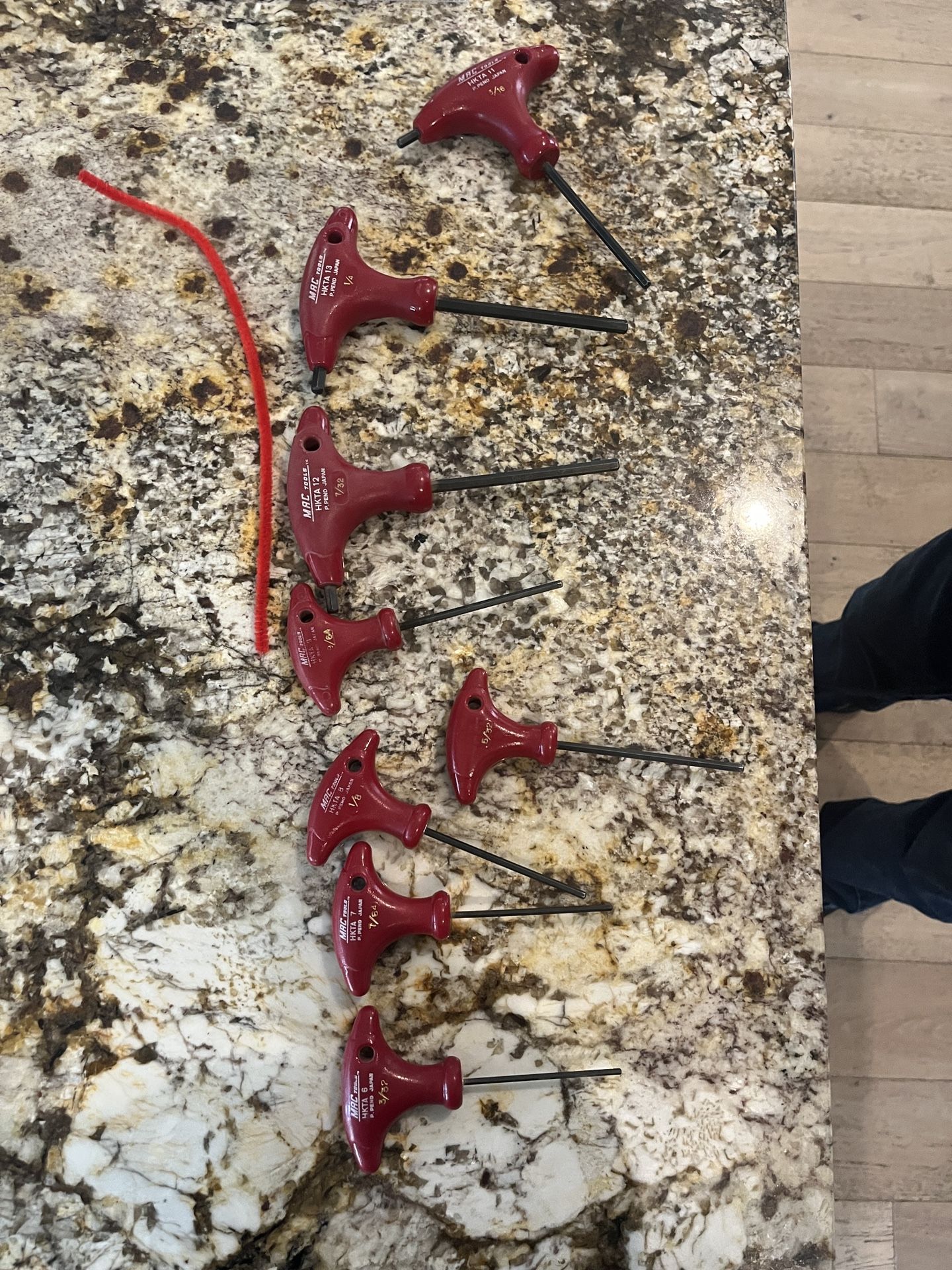 MAC tools Allen Wrench Set