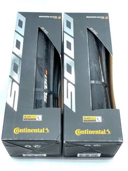 Continental Grand Prix 5000 Tires 700 x 25c Clincher Folding Black Chili NEW