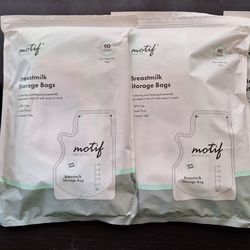 Motif Breastmilk Storage Bags, Elvie Catch Set of 2 Milk Collection Cups