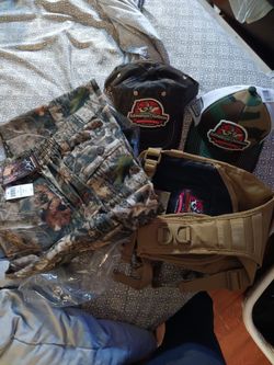 Adventure Outdoors Bundle – Camo Pants, Hats & Bag