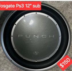 Rockford fosgate PS3 12" subwoofer. 1500watt