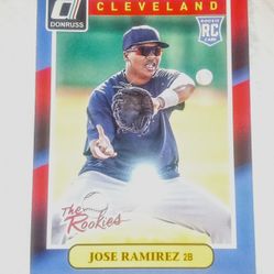 2014 Donruss Jose Ramirez The Rookies RC