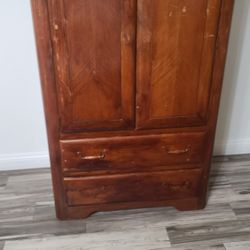 Solid Wood Armoire 