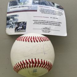 Chase Utley Signed Baseball 