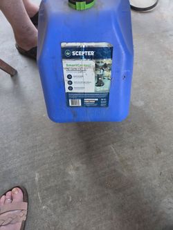 Scepter FSCK552 Fuel Container with Spill Proof SmartControl Spout, Blue Kerosene Can, 5 Gallon