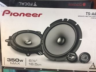 Pioneer speakers with a