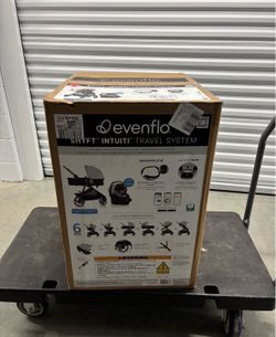 Evenflo Shyft Intuiti Travel System LiteMax NXT Car Seat & Stroller with SensorySoothe
