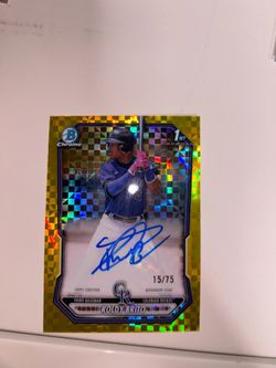 Roldy Brito  Auto Yellow X-Fractor