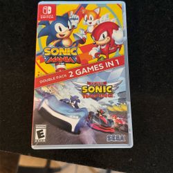 Sonic Mania & Team Sonic Racing Nintendo Switch