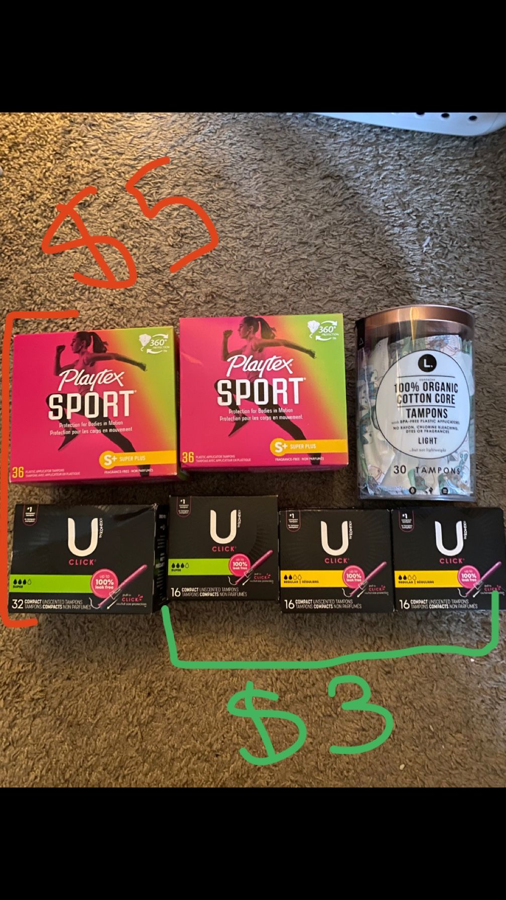 Tampons And Liners