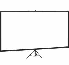 Projector Screen with Stand 60 in. Projection Screen Stand Adjustable.