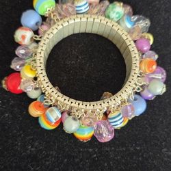 Artisanal Cha-Cha Accordion Stretch Bracelet 