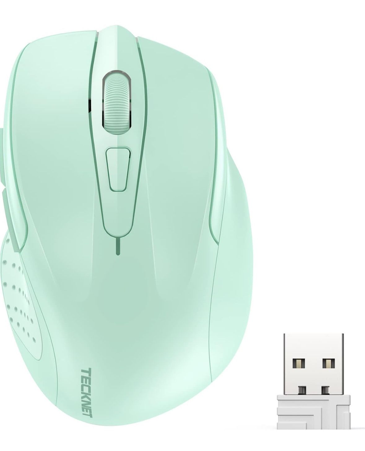 TECKNET Wireless Mouse 2.4G Ergonomic Optical Mouse Computer Mouse for Laptop..