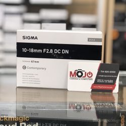 Sigma 10-18 F/2.8 E Mount 