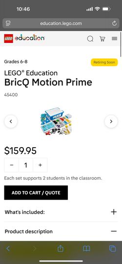 Lego BricQ Motion Prime